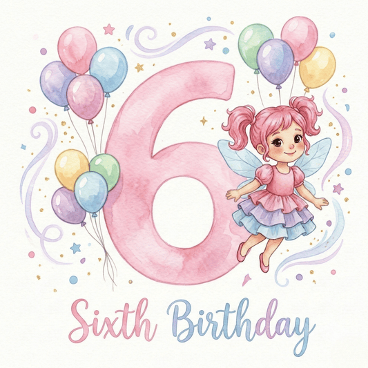 6th Birthday Letter - Magic Fairy Letter - Magic Fairy Post
