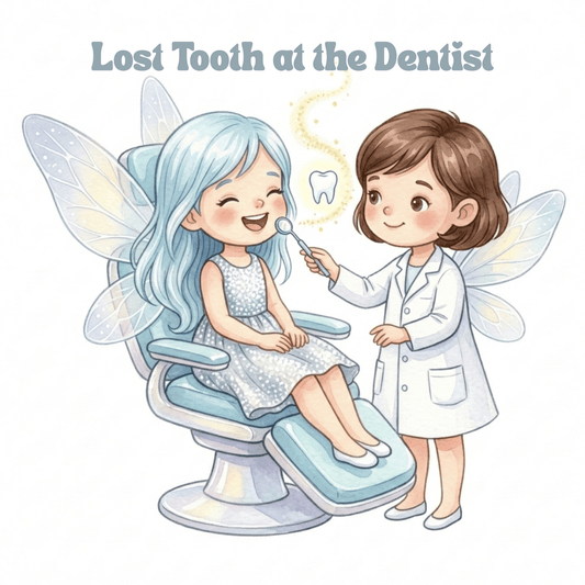 Brave Kids Tooth Fairy Letter: Dentist Visit Magic (PDF Downloadable Note) - Magic Fairy Post
