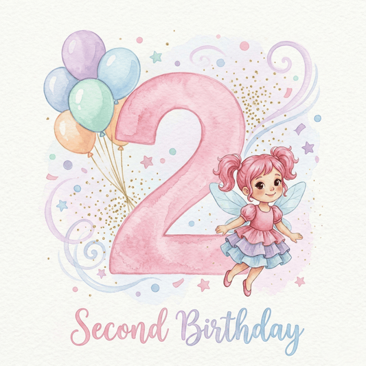 Candy Sparkles 2nd Birthday Fairy Letter - Magic Fairy Post