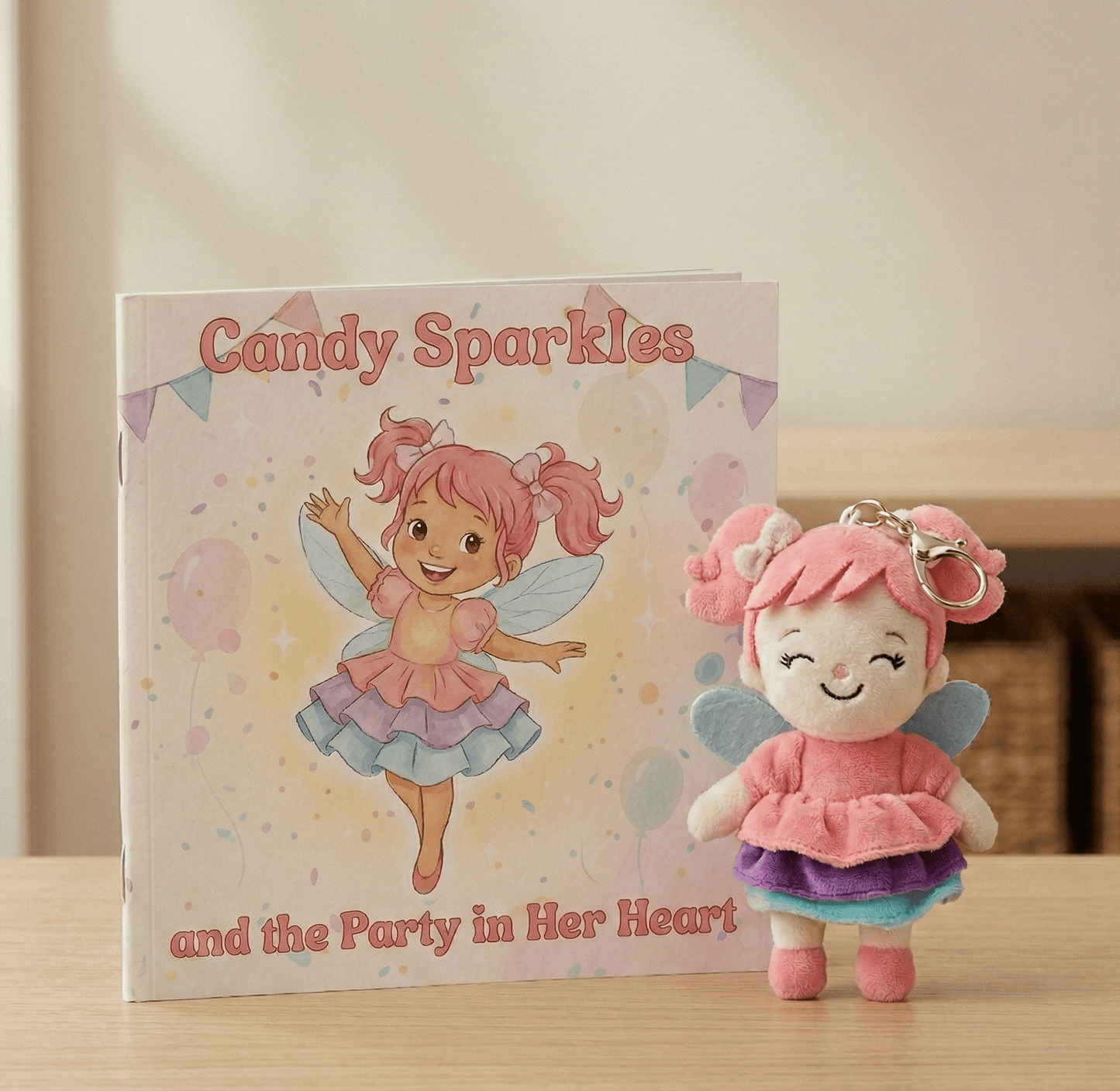 Candy Sparkles Party in your Heart Bundle — Book + Pocket Fairy Plush - Magic Fairy Post