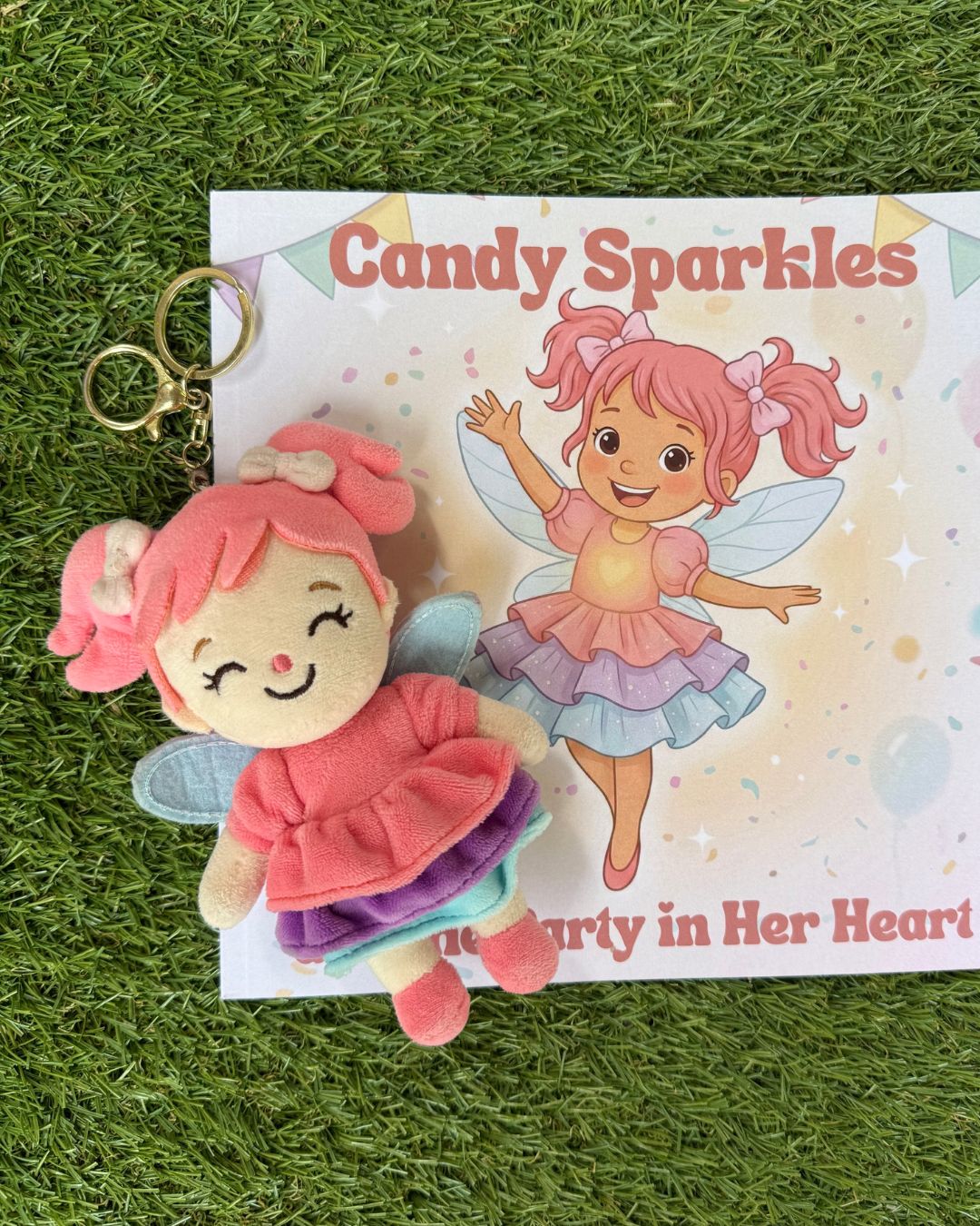 Candy Sparkles Party in your Heart Bundle — Book + Pocket Fairy Plush - Magic Fairy Post