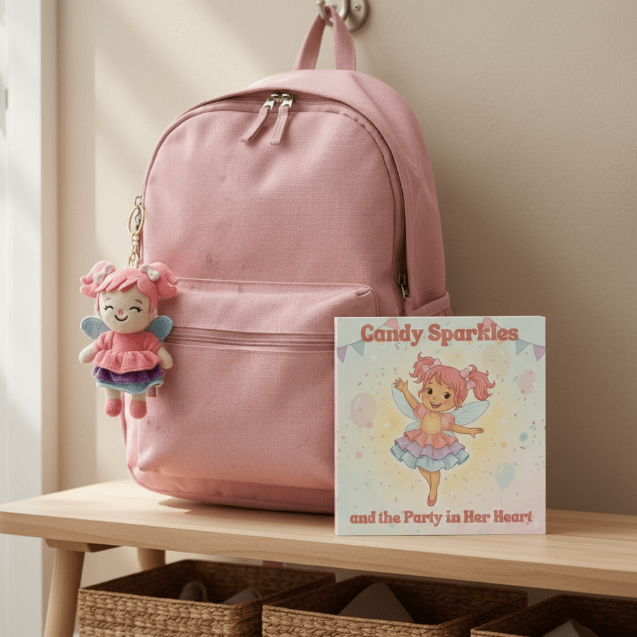 Candy Sparkles Party in your Heart Bundle — Book + Pocket Fairy Plush - Magic Fairy Post