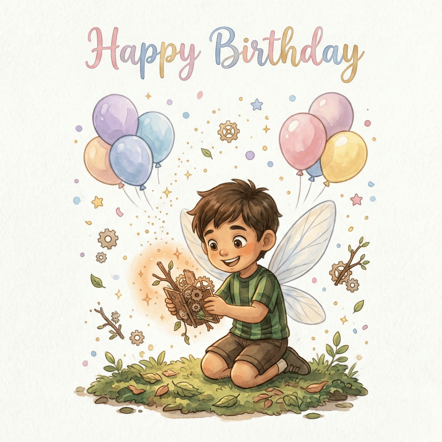 Fairy Birthday Letter Printable: Magical Birthday Card (PDF) - Magic Fairy Post