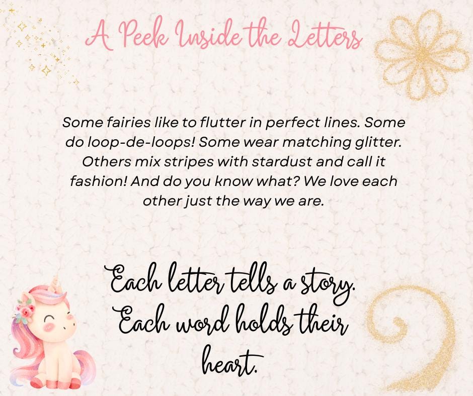Fairy Letter from Violet: Confidence & Self - Love Note (A4 Digital Download) - Magic Fairy Post