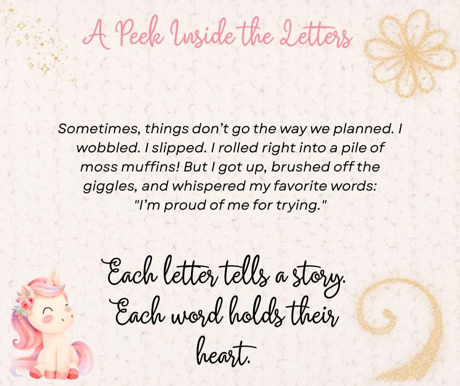 Fairy Letter Printable: Violet's Encouragement, Magic Fairy Post (PDF Download A4 Size) - Magic Fairy Post