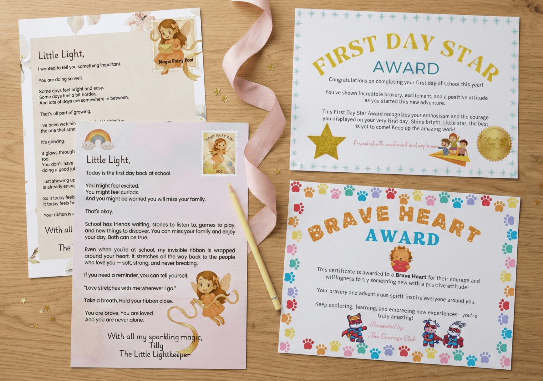 First Day of School Comfort Bundle (Printable Pack) - Magic Fairy Post