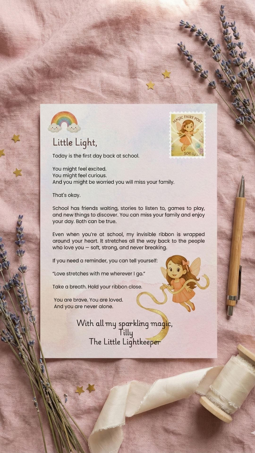 First Day of School Comfort Bundle (Printable Pack) - Magic Fairy Post