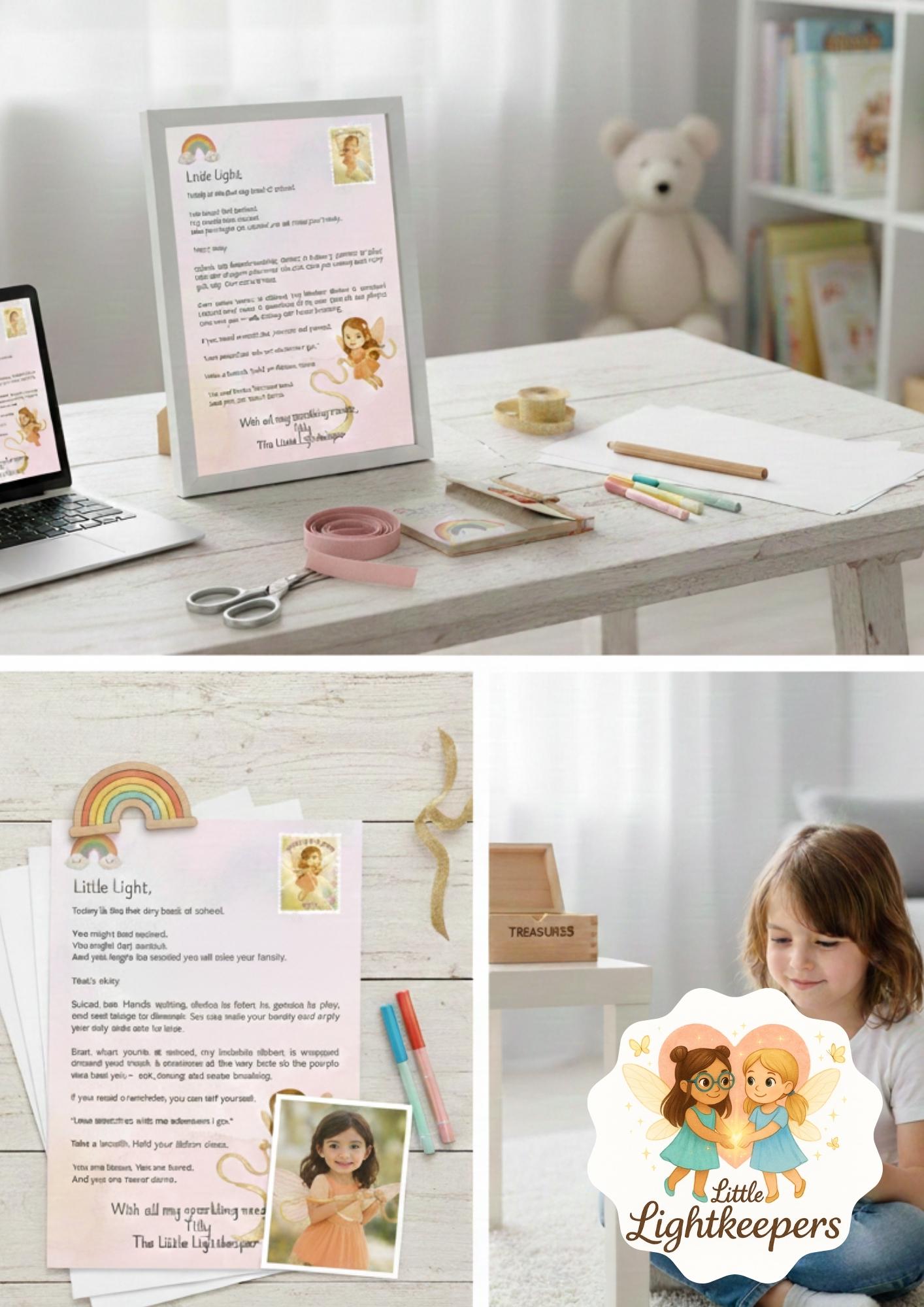 FREE First Day of School Tilly Fairy Letter Printable | Separation Anxiety Support | Back to School Letter | Tilly the Little Lightkeeper - Magic Fairy Post