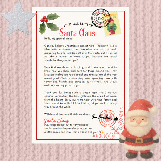 Magical Santa Letter: Christmas Keepsake (Digital Download)