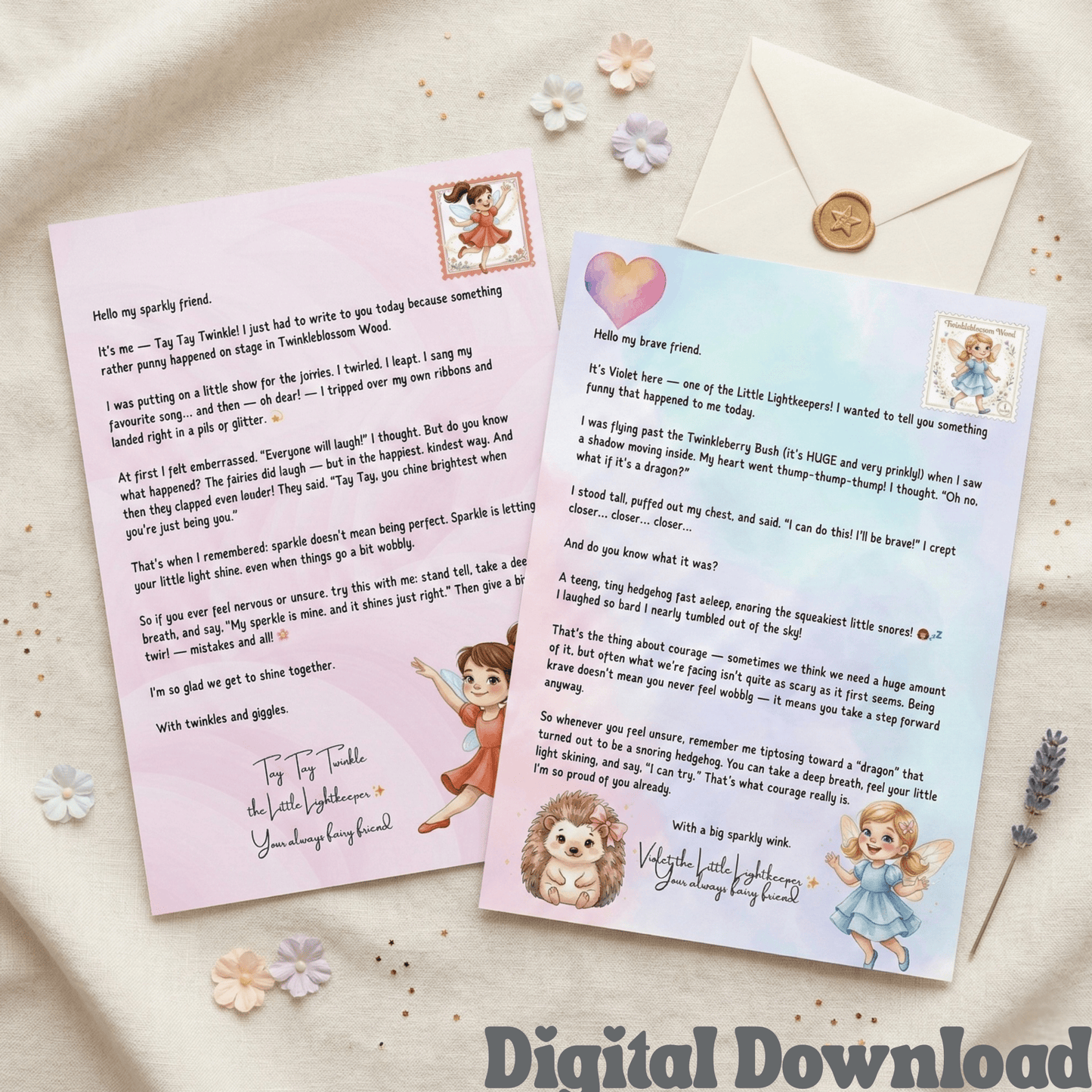 Little Lightkeepers Fairy Letter Starter Pack: Magic & Kindness - Magic Fairy Post