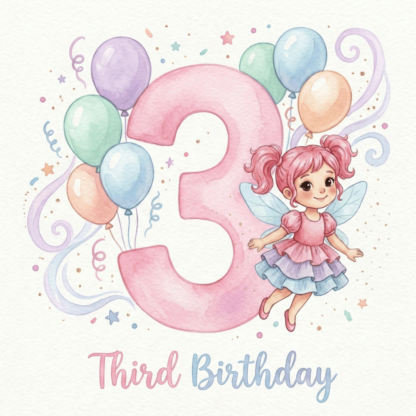 Magical Fairy Birthday Letter for a 3 - Year - Old Girl – From Candy Sparkles | Printable - Magic Fairy Post
