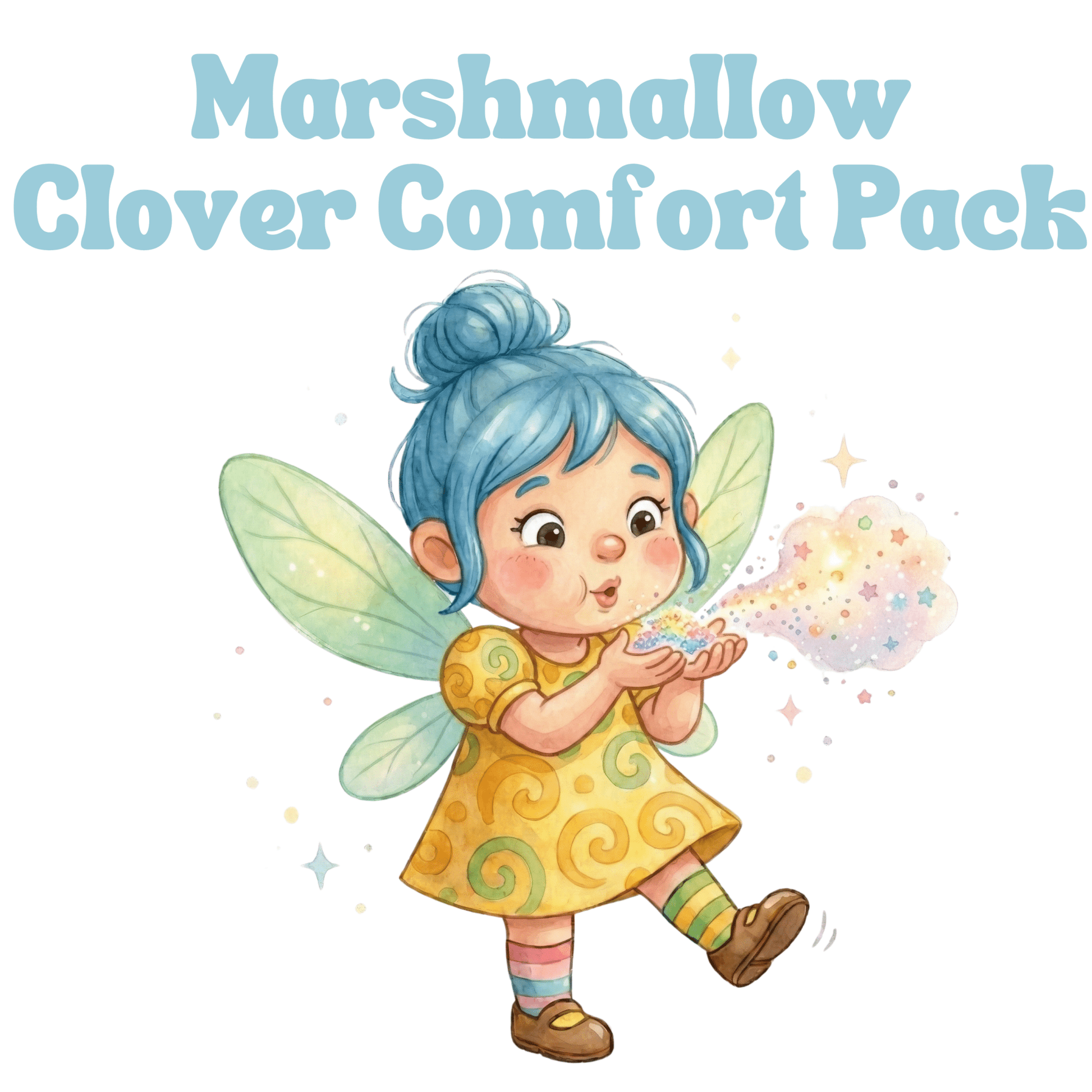 Marshmallow Clover Fairy Letter Pack: Encouragement Notes for Kids (PDF) - Magic Fairy Post