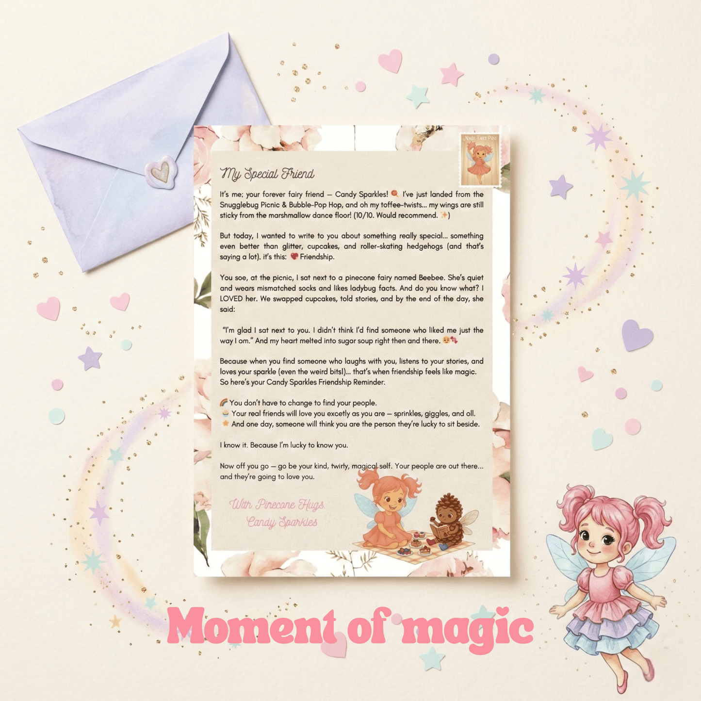 Monthly Digital Fairy Letter Subscription – Magical Stories & Adventures for Kids - Magic Fairy Post